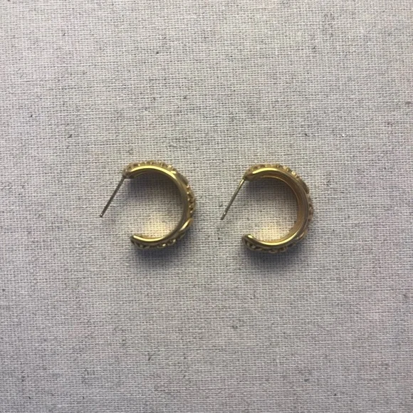✨You’re My Sun, Moon And Stars Gold Hoop Earrings - Picture 9 of 9